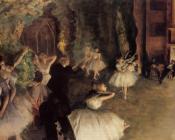 埃德加 德加 : The Rehearsal of the Ballet on Stage